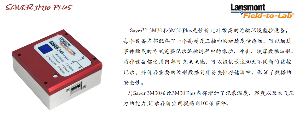 Lansmont(美国蓝氏) 运输环境记录分析仪 Saver 3M30 Plus -01.png